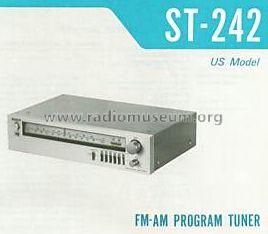 FM-AM Program Tuner ST-242; Sony Corporation; (ID = 838920) Radio