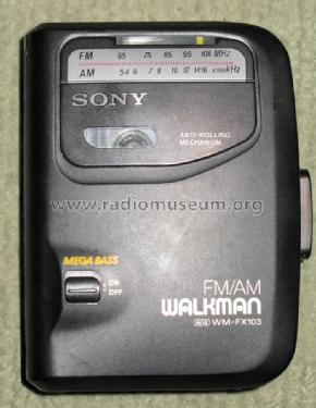 FM/AM Walkman WM-FX103; Sony Corporation; (ID = 833536) Radio