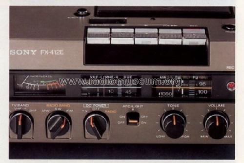 FX-412E; Sony Corporation; (ID = 693302) TV Radio