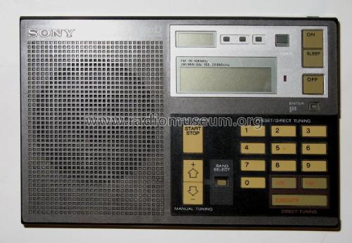 FM/LW/MW/SW PLL Synthesized Receiver ICF-7600D; Sony Corporation; (ID = 738342) Radio