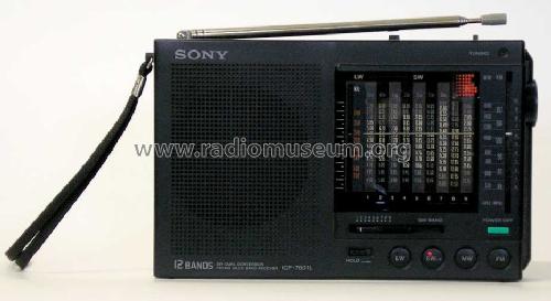FM/AM Multi Band Receiver ICF-7601L; Sony Corporation; (ID = 130457) Radio