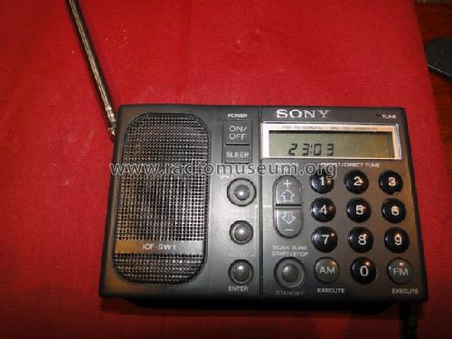 FM Stereo / LW / MW / SW Receiver ICF-SW1 - Type 1; Sony Corporation; (ID = 686180) Radio