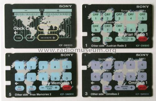 FM/SW 2 Band PLL Synthesized Receiver ICF-SW800; Sony Corporation; (ID = 379267) Radio