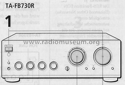 Integrated Stereo Amplifier TA-FB730R; Sony Corporation; (ID = 804765) Ampl/Mixer