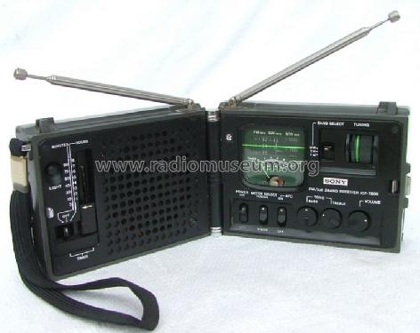 FM/AM 3 Band Receiver Newscaster ICF-7800; Sony Corporation; (ID = 157040) Radio