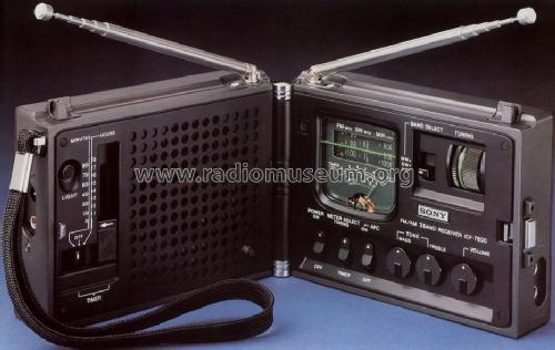 FM/AM 3 Band Receiver Newscaster ICF-7800; Sony Corporation; (ID = 594914) Radio