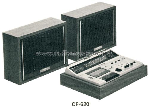 Stereo Cassette-Corder / FM Stereo / AM CF-620; Sony Corporation; (ID = 1305996) Radio