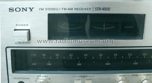 STR-4800; Sony Corporation; (ID = 1679211) Radio