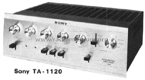 Integrated Amplifier TA-1120; Sony Corporation; (ID = 314648) Ampl/Mixer