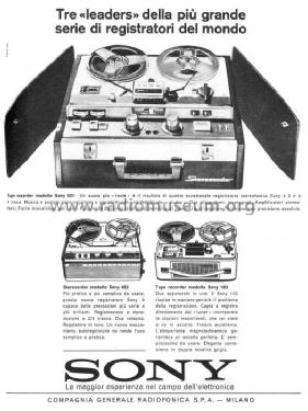 Tapecorder 103; Sony Corporation; (ID = 140892) Radio