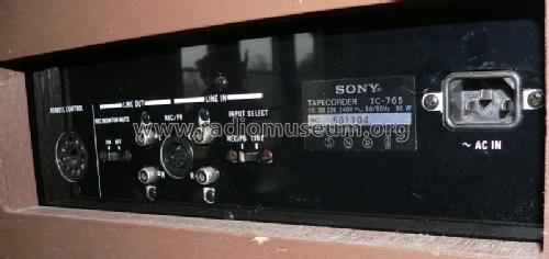 TC-765; Sony Corporation; (ID = 1429262) R-Player