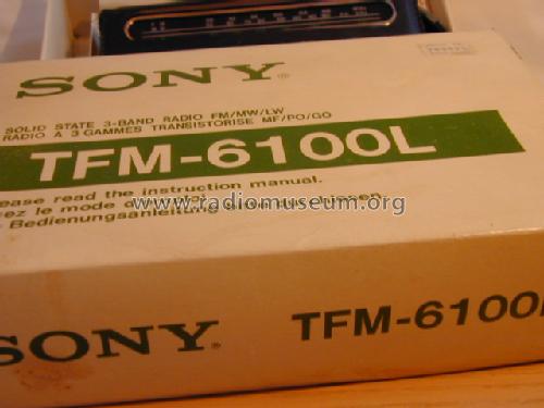 TFM-6100L; Sony Corporation; (ID = 372230) Radio
