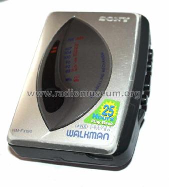 Walkman WM-FX193; Sony Corporation; (ID = 1684511) Radio