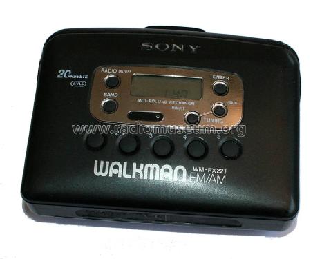 Walkman WM-FX221; Sony Corporation; (ID = 1685334) Radio