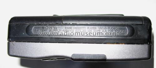 Walkman WM-FX40; Sony Corporation; (ID = 1145677) Radio