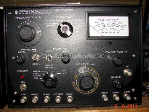 FM Alignment Generator 1000A; Sound Technology; (ID = 1044125) Equipment