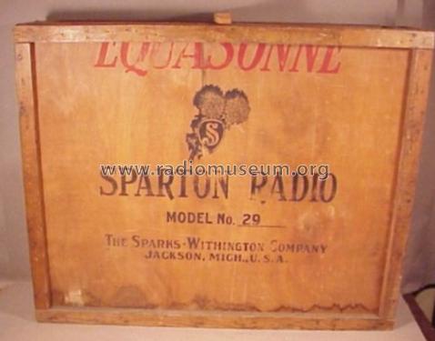 Sparton 29 Equasonne Cabinet Speaker ; Sparks-Withington Co (ID = 1712519) Parlante