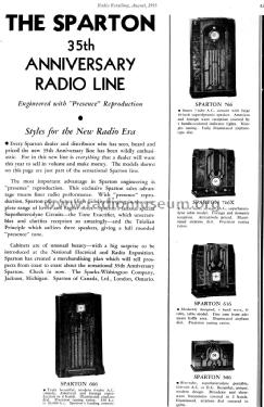 Sparton 506 ; Sparks-Withington Co (ID = 1357690) Radio