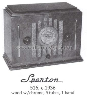 Sparton 516 ; Sparks-Withington Co (ID = 1474703) Car Radio