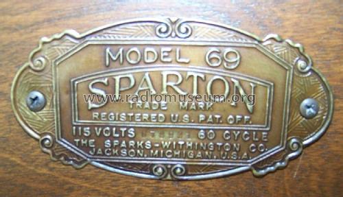 Sparton 69 and 69-A Equasonne ; Sparks-Withington Co (ID = 1816553) Radio