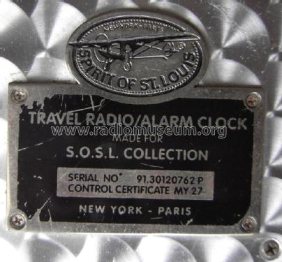 Travel Radio / Alarm Clock ; Spirit of St. Louis, (ID = 1383957) Radio