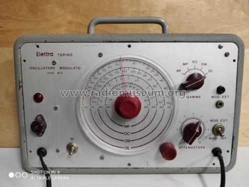 Oscillatore Modulato 412; SRE - Scuola Radio (ID = 2498280) Equipment