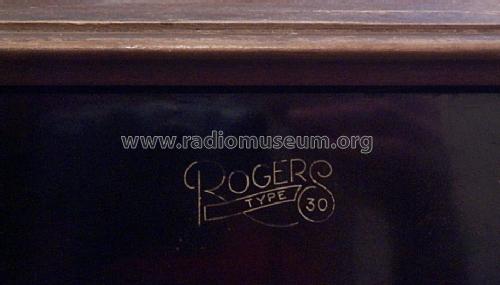 Standard Radio Rogers Type 30; Rogers-Majestic, (ID = 1136891) Radio