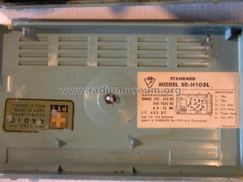 All Wave Transistor 8 SR-H105L; Standard Radio Corp. (ID = 2430657) Radio