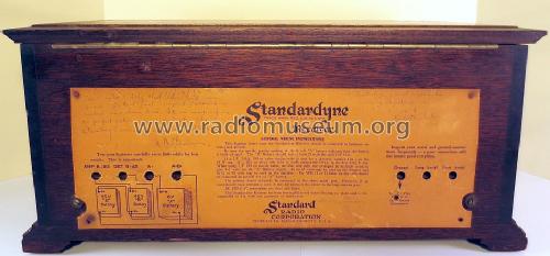 Standardyne B; Standard Radio Corp. (ID = 1334047) Radio