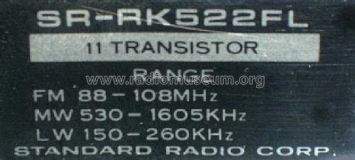 SR-RK522FL; Standard Radio Corp. (ID = 584559) Radio