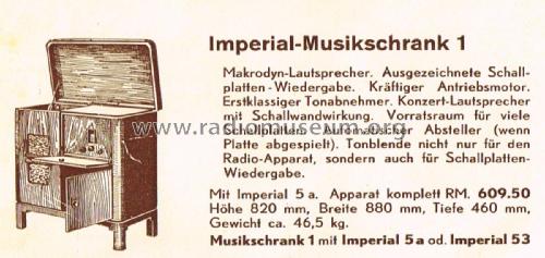 Imperial 53 ; Stassfurter Licht- (ID = 2234285) Radio