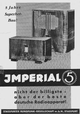 Imperial 5 ; Stassfurter Licht- (ID = 1453787) Radio