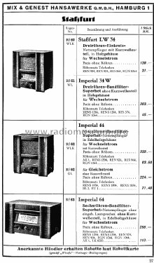 Imperial 64W; Stassfurter Licht- (ID = 1581786) Radio