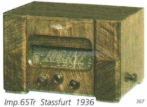 Imperial 65W/Tr ; Stassfurter Licht- (ID = 708676) Radio