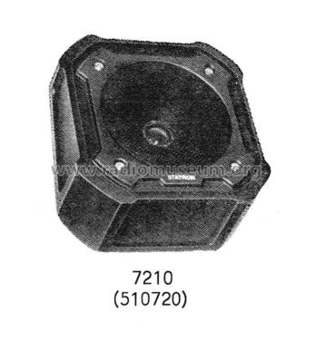 Auto-Aufbaulautsprecher 7210; Statron, VEB Ostd.; (ID = 1931349) Parlante