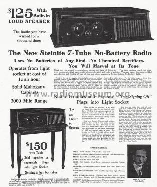 7-Tube AC Console 150; Steinite Radio Co., (ID = 1059458) Radio