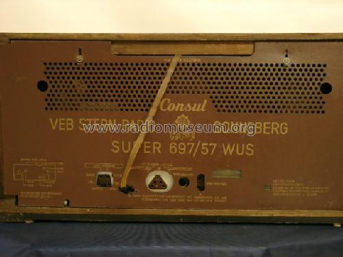 Sonneberg Consul 697/57WUS; Stern-Radio (ID = 162674) Radio