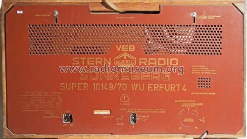 Sonneberg Erfurt 4 Super 10149/70 WU; Stern-Radio (ID = 627309) Radio