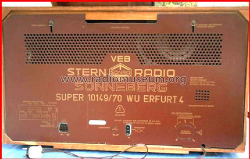 Sonneberg Erfurt 4 Super 10149/70 WU; Stern-Radio (ID = 100029) Radio