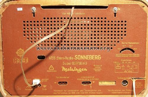 Meiningen 697/56WU; Stern-Radio (ID = 630329) Radio