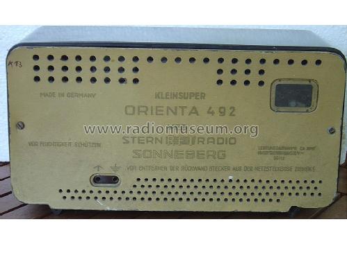 Orienta 492; Stern-Radio (ID = 352909) Radio