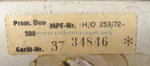 Prominent Duo 200; Stern-Radio (ID = 1319098) Radio