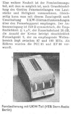 Alex Fernbedienung FS02A; Stern-Radio Berlin, (ID = 195611) Converter