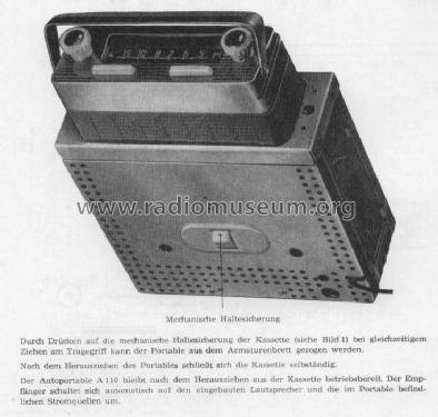 Autoportable A110; Stern-Radio Berlin, (ID = 65677) Car Radio