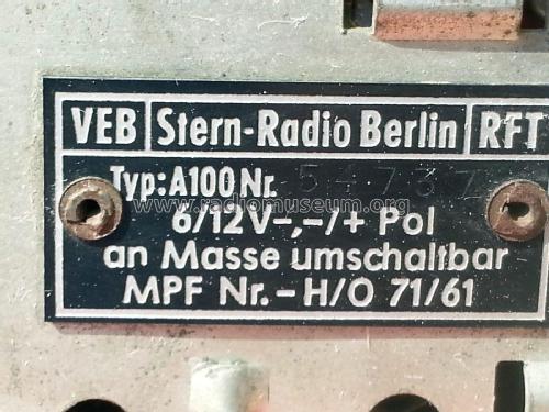 Berlin A 100; Stern-Radio Berlin, (ID = 1989657) Car Radio