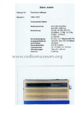 Stern Junior T130; Stern-Radio Berlin, (ID = 246765) Radio