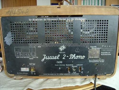 Juwel 2 Phono ; Stern-Radio Rochlitz (ID = 111050) Radio