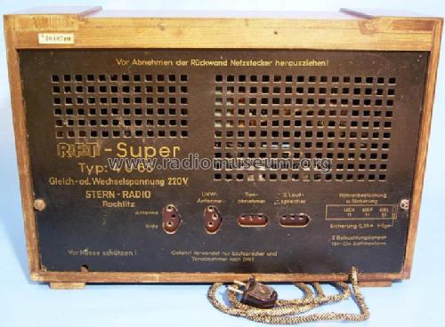 RFT-Super 4U65; Stern-Radio Rochlitz (ID = 111352) Radio