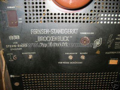 Brockenblick 16GW436; Stern-Radio Staßfurt (ID = 306475) Televisión