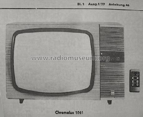 Chromalux 1061; Stern-Radio Staßfurt (ID = 1199847) Television